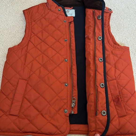 Class/club boy size 6/7, orange and navy vest - Picture 3 of 6